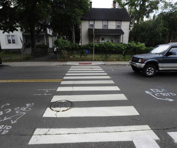 Building and Land Technology (BLT) has installed mid-block crosswalks, which city reps say it does not have the authority to do. Residents are angry because state law says you cannot park within 25 feet of a crosswalk, so they can get tickets, and on-street parking is precious in the South End, where many of the multifamily homes don?t even have driveways.